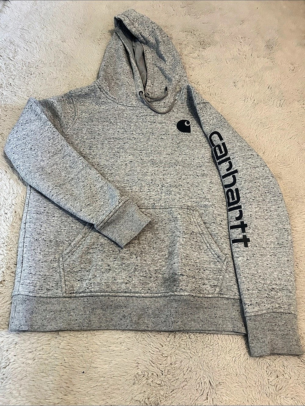 Carhartt Midweight Pullover Hoodie Gray Medium (8/10) Hoodie - Picture 2 of 5